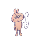 眠そうなうさぎ（個別スタンプ：5）