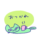日常(？)の不可思議な猫（個別スタンプ：32）