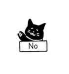 可愛いくろねこちゃんだよ（個別スタンプ：5）