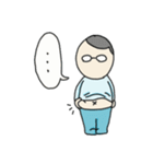 夫のスタンプ（メガネ男子）（個別スタンプ：4）