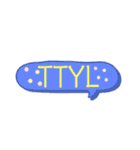 SNSでよく使う英語の略語（個別スタンプ：1）