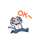シャツ猫 スタンプ（個別スタンプ：10）