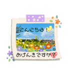 お花いっぱいのスタンプです（個別スタンプ：3）