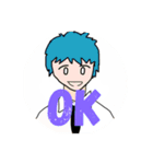 てらさん直筆の絵を使ったスタンプ（個別スタンプ：2）