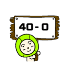 テニ玉くん スコア（個別スタンプ：4）