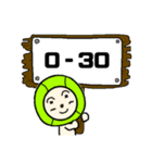 テニ玉くん スコア（個別スタンプ：6）