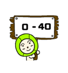 テニ玉くん スコア（個別スタンプ：7）