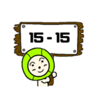 テニ玉くん スコア（個別スタンプ：8）