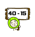 テニ玉くん スコア（個別スタンプ：14）