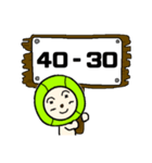 テニ玉くん スコア（個別スタンプ：16）