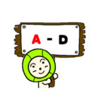 テニ玉くん スコア（個別スタンプ：19）