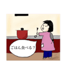 お母さんの日常。（個別スタンプ：10）