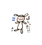 にちじょうのうさぎ（個別スタンプ：24）