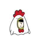 鶏になりたかった人(進化版)（個別スタンプ：16）