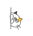 ミケねこ。（個別スタンプ：21）
