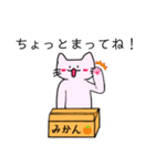 桜色のねことみかん（個別スタンプ：19）
