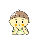 甘えん坊なぱっつんくん（個別スタンプ：3）