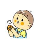 甘えん坊なぱっつんくん（個別スタンプ：14）