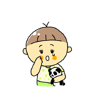 甘えん坊なぱっつんくん（個別スタンプ：15）