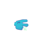 な行の指文字くん（個別スタンプ：2）