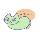 やっぱり不可思議な猫（個別スタンプ：3）