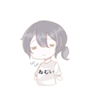 寝不足男の子（個別スタンプ：9）