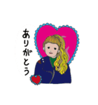 可愛い女の子達スタンプ（個別スタンプ：2）