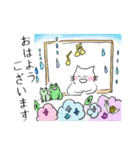 梅雨、七夕、天気ネコ（個別スタンプ：1）