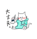 梅雨、七夕、天気ネコ（個別スタンプ：8）