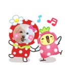 しろいふわふわんわん（個別スタンプ：18）
