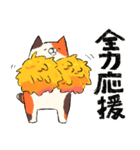 応援ねこ！（個別スタンプ：5）