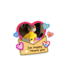 黒豆ちゃんと絶景と野生の鳥のスタンプ（個別スタンプ：5）