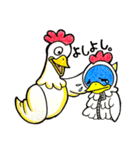 ニワトリペンギンと仲間たち（個別スタンプ：12）