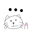 コミュ障ねこ（個別スタンプ：11）