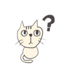 白黒のネコ（個別スタンプ：1）