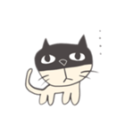 白黒のネコ（個別スタンプ：2）