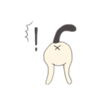 白黒のネコ（個別スタンプ：5）