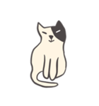 白黒のネコ（個別スタンプ：6）