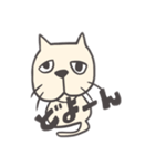 白黒のネコ（個別スタンプ：12）