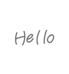 Simple  English (ichi)（個別スタンプ：7）