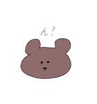 無表情のクマさん（個別スタンプ：13）
