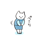 働くねこのスタンプ（個別スタンプ：4）