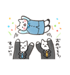 働くねこのスタンプ（個別スタンプ：36）