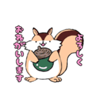ぽにょリス（個別スタンプ：1）