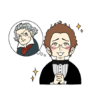 【敬語スタンプ】音楽家さん（個別スタンプ：12）