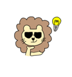 ライオンちゃん①（個別スタンプ：1）