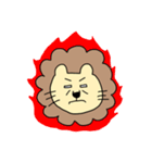 ライオンちゃん①（個別スタンプ：4）