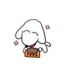 いぬごはんは腹ペコ（個別スタンプ：4）