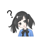 ツインテ女子はリアクションがとりたい（個別スタンプ：3）
