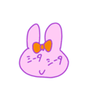 そこそこふわふわなうさちゃん（個別スタンプ：18）